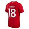 Maglia ufficiale Liverpool 2023-24 Gakpo 18 Casa per Uomo